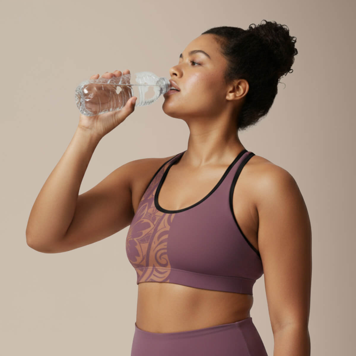 Seamless Sports Bra - Brandied Melon - AU/NZ/USA