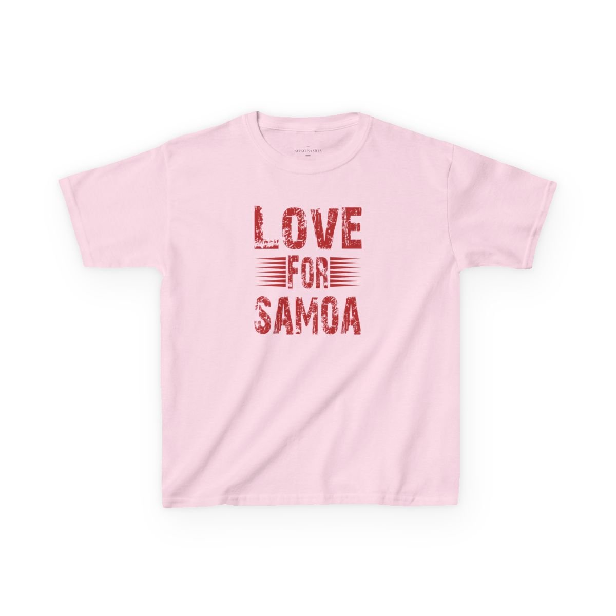 Kids Heavy Cotton Tee - Love for Samoa - AU/NZ - The Koko Samoa