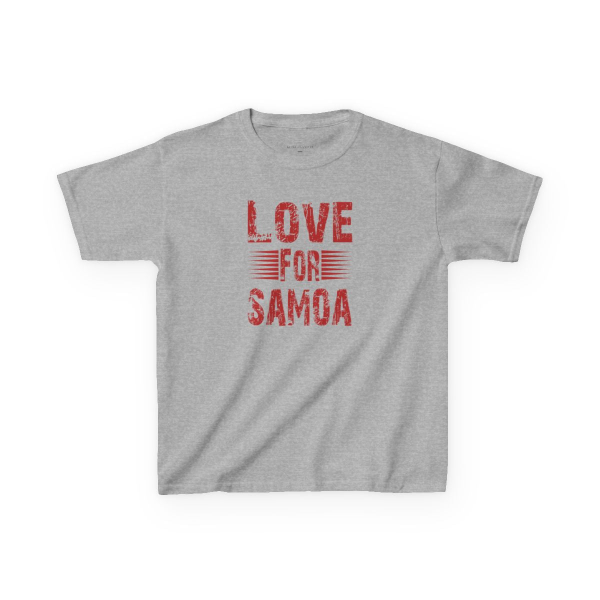 Kids Heavy Cotton Tee - Love for Samoa - AU/NZ - The Koko Samoa