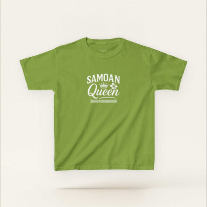 Kids Heavy Cotton Tee - Samoan Queen - AU/NZ - The Koko Samoa