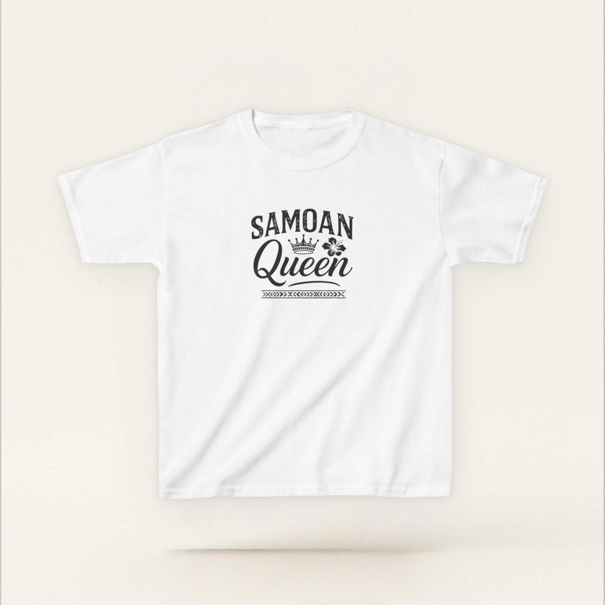 Kids Heavy Cotton Tee - Samoan Queen - AU/NZ - The Koko Samoa