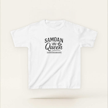 Kids Heavy Cotton Tee - Samoan Queen - AU/NZ - The Koko Samoa