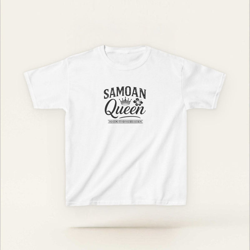 Kids Heavy Cotton Tee - Samoan Queen - AU/NZ - The Koko Samoa