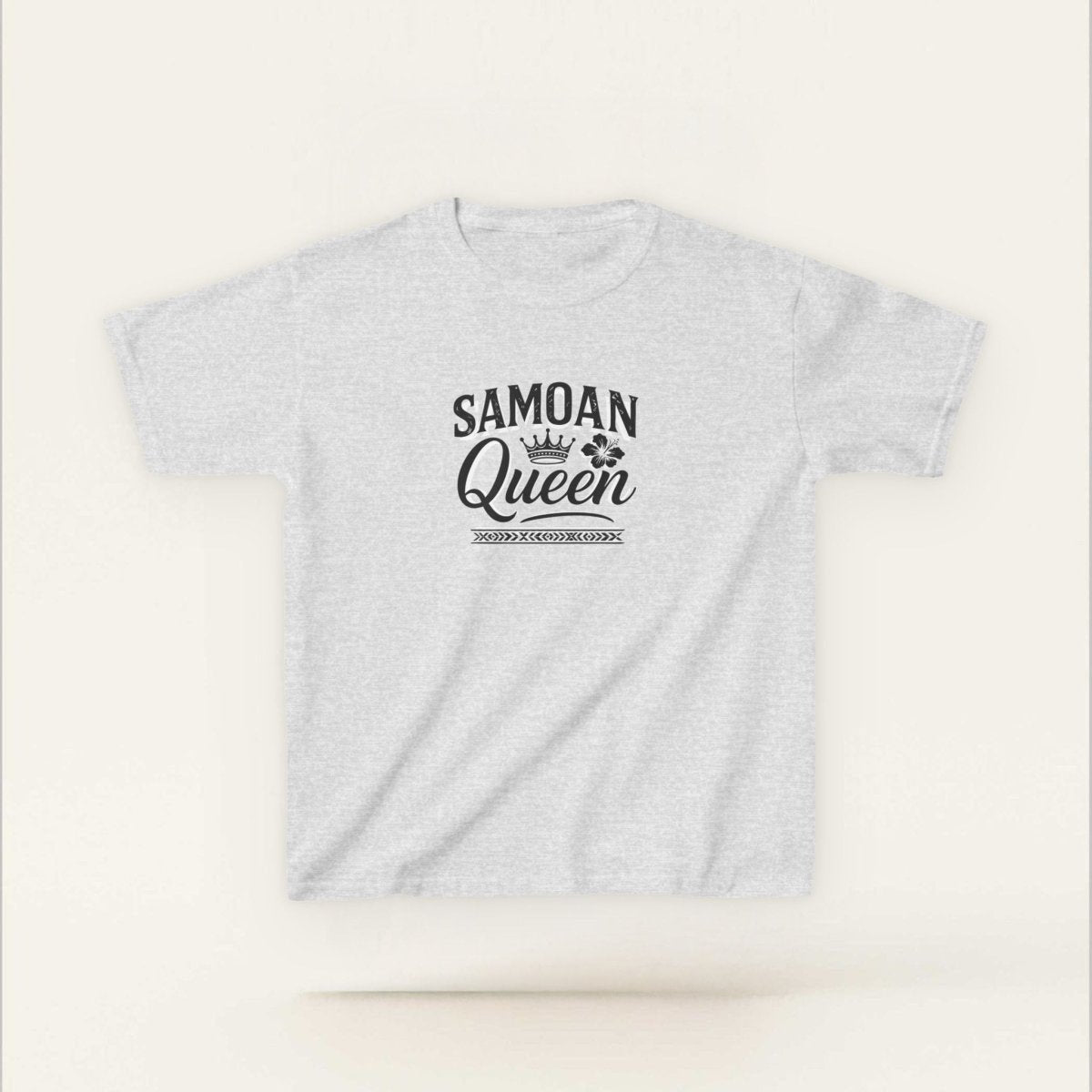 Kids Heavy Cotton Tee - Samoan Queen - AU/NZ - The Koko Samoa