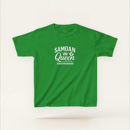 Kids Heavy Cotton Tee - Samoan Queen - AU/NZ - The Koko Samoa