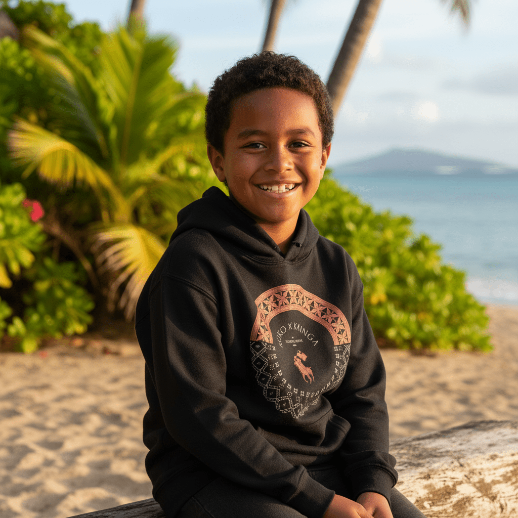 Kids Hoodie - PasifikaOne Tonga Samoa - AU/NZ/USA - The Koko Samoa