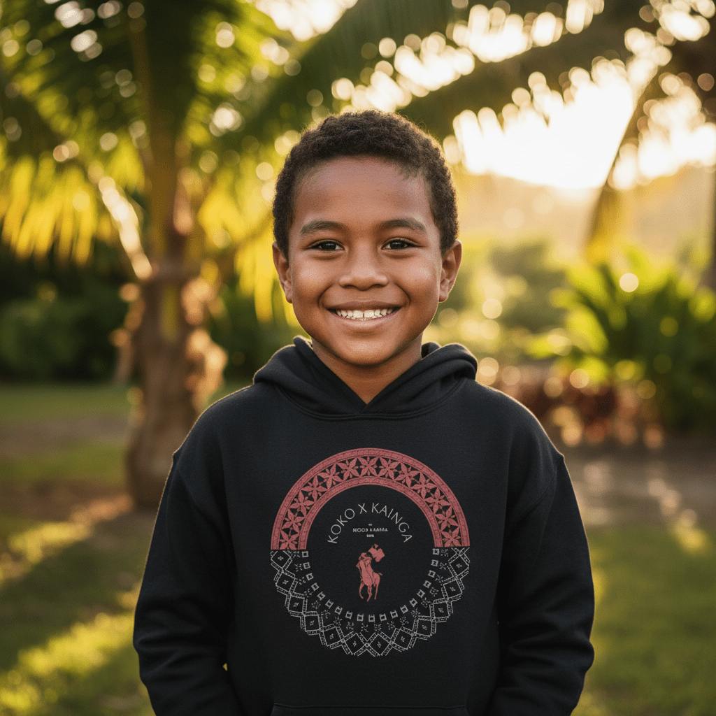 Kids Hoodie - PasifikaOne Tonga Samoa - AU/NZ/USA - The Koko Samoa