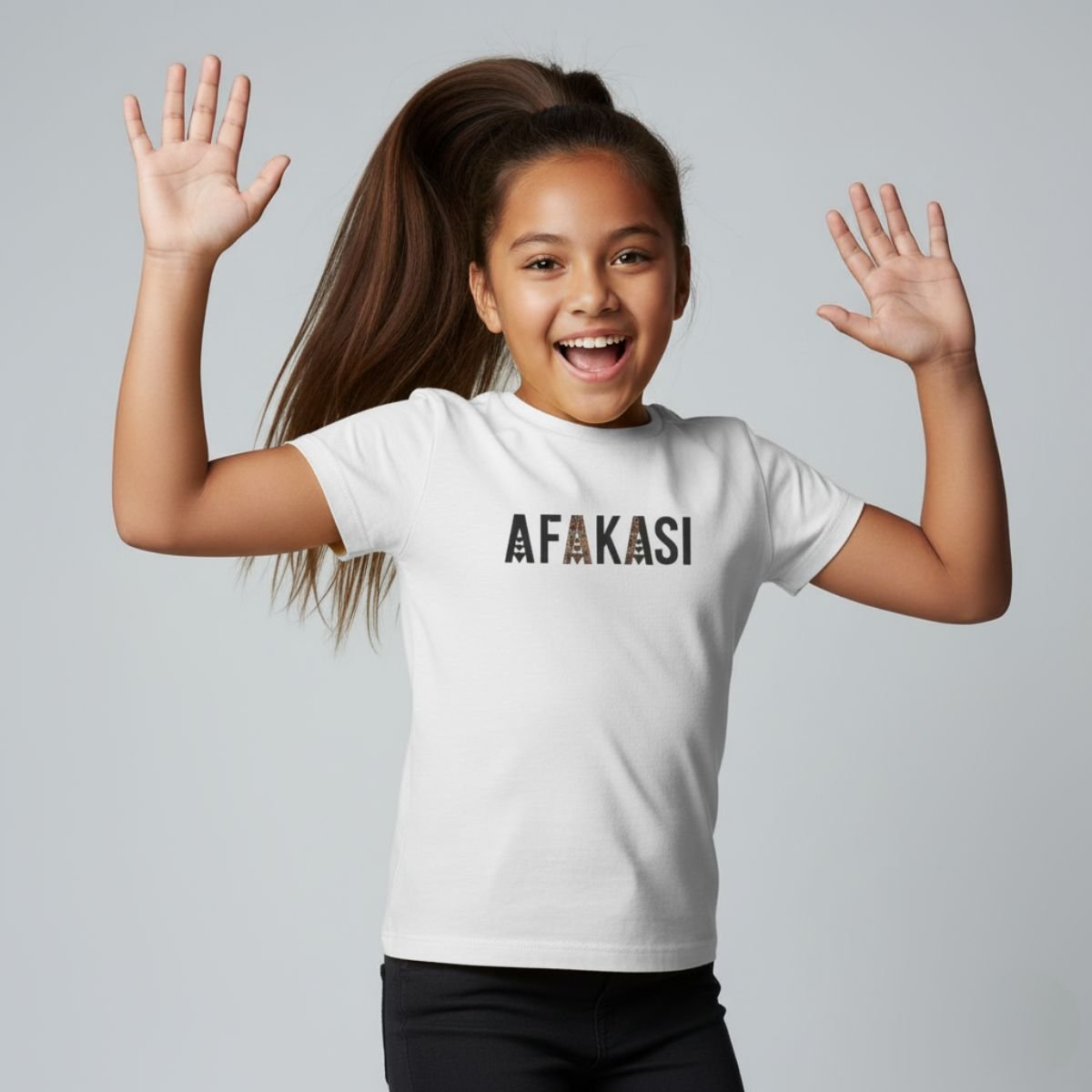 Kids Tee - Afakasi - AU/NZ/USA - The Koko Samoa