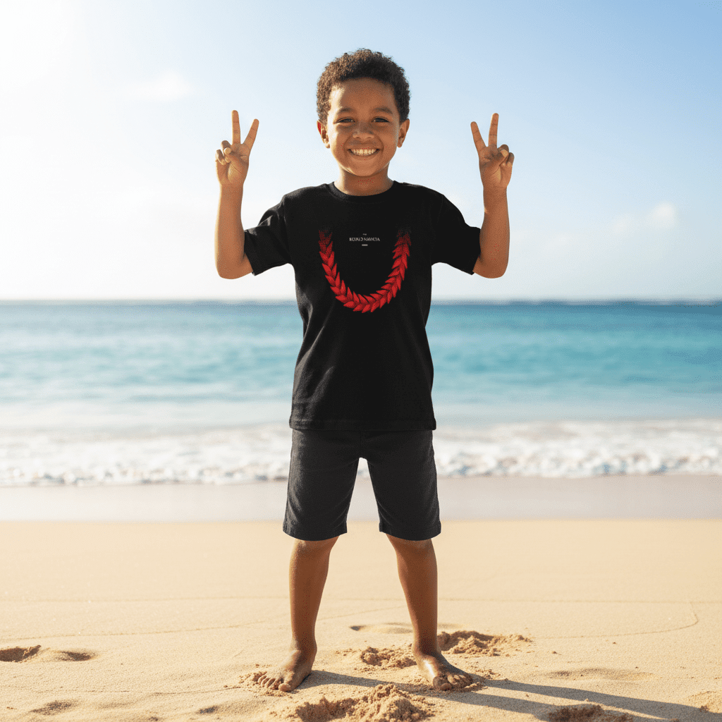 Kids Tee - Ula Fala - AU/NZ/USA - The Koko Samoa