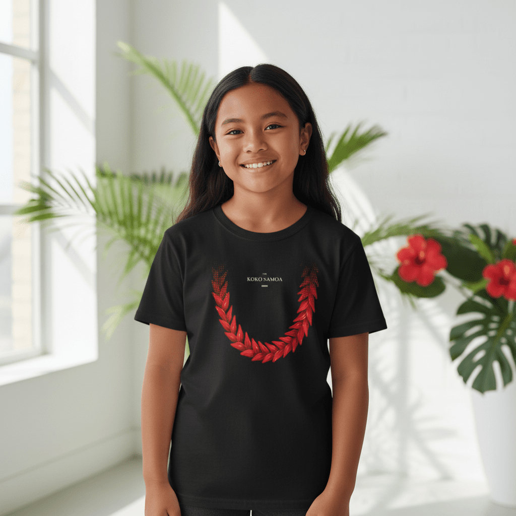 Kids Tee - Ula Fala - AU/NZ/USA - The Koko Samoa