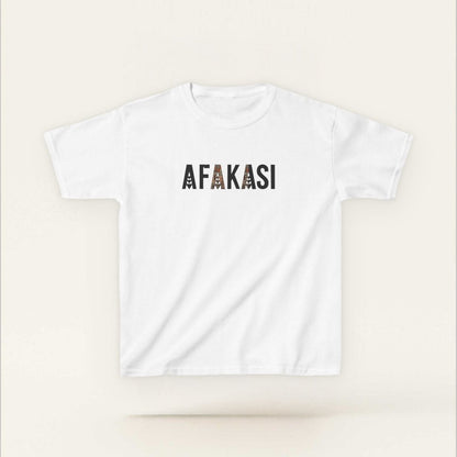 Kids Unisex Cotton Tee - Afakasi - AU/NZ - The Koko Samoa