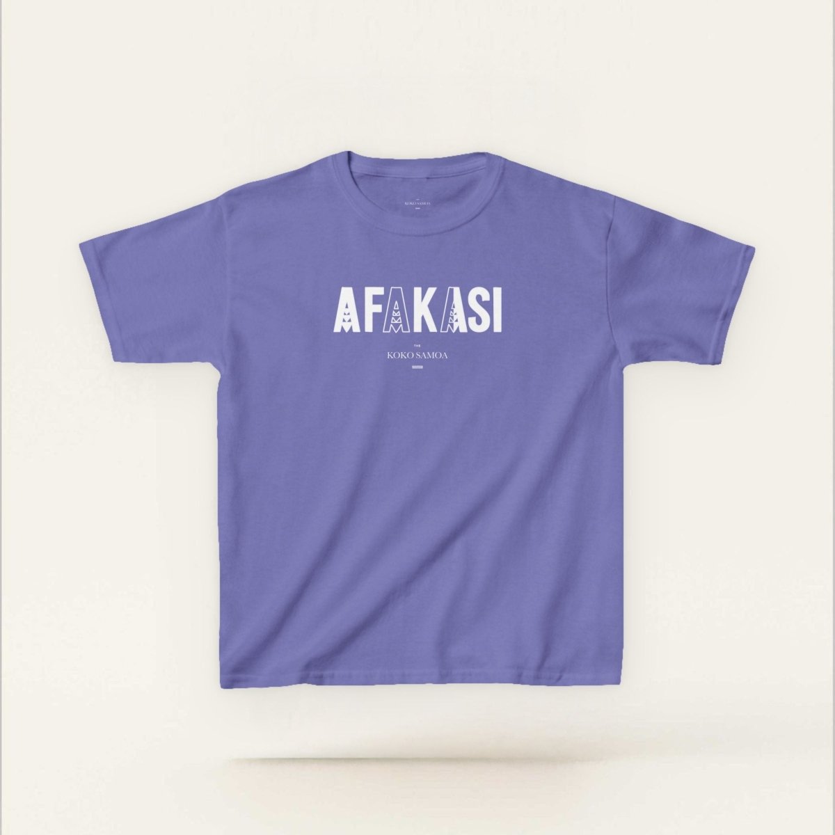 Kids Unisex Cotton Tee - Afakasi - AU/NZ - The Koko Samoa