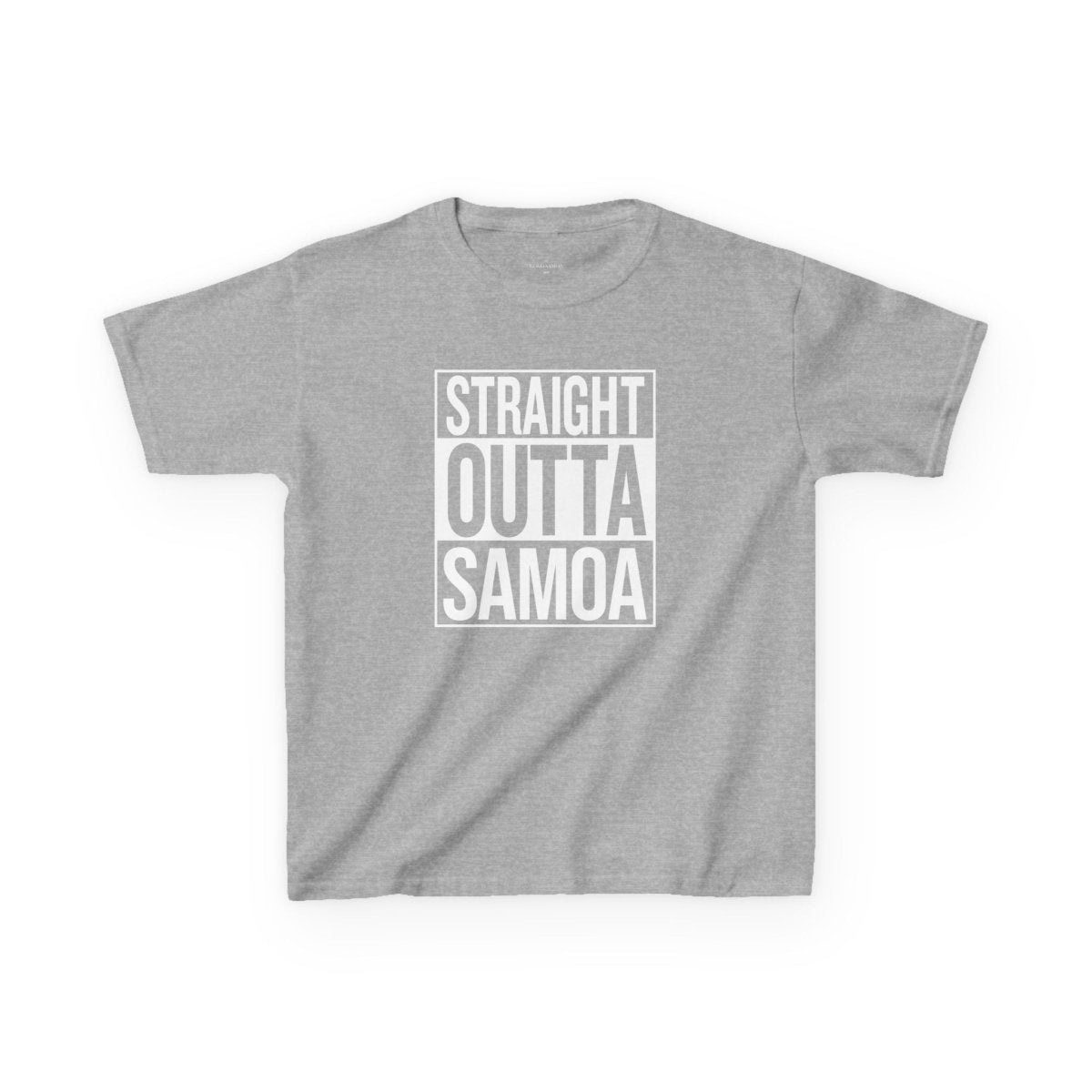 Kids Unisex Cotton Tee - Straight Outta Samoa - AU/NZ - The Koko Samoa