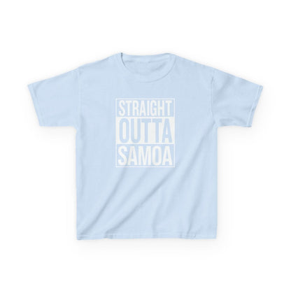 Kids Unisex Cotton Tee - Straight Outta Samoa - AU/NZ - The Koko Samoa