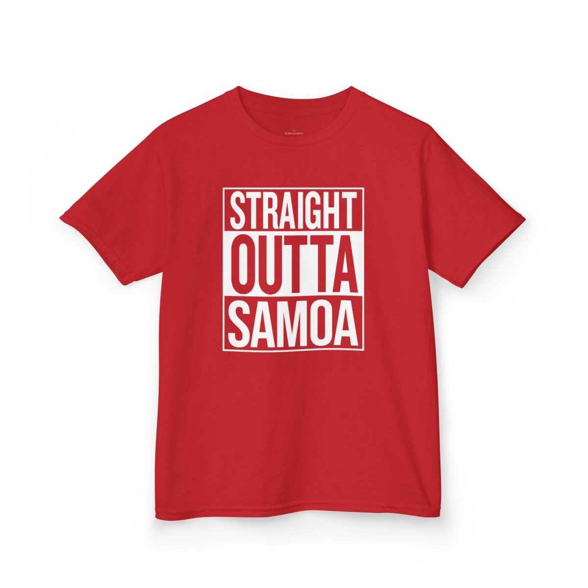 Kids Unisex Cotton Tee - Straight Outta Samoa - AU/NZ - The Koko Samoa