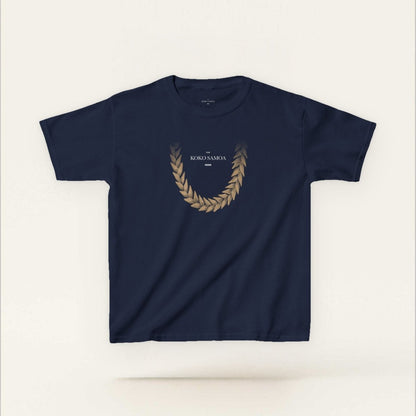 Kids Unisex Cotton Tee - Ula Fala Brown - AU/NZ - The Koko Samoa