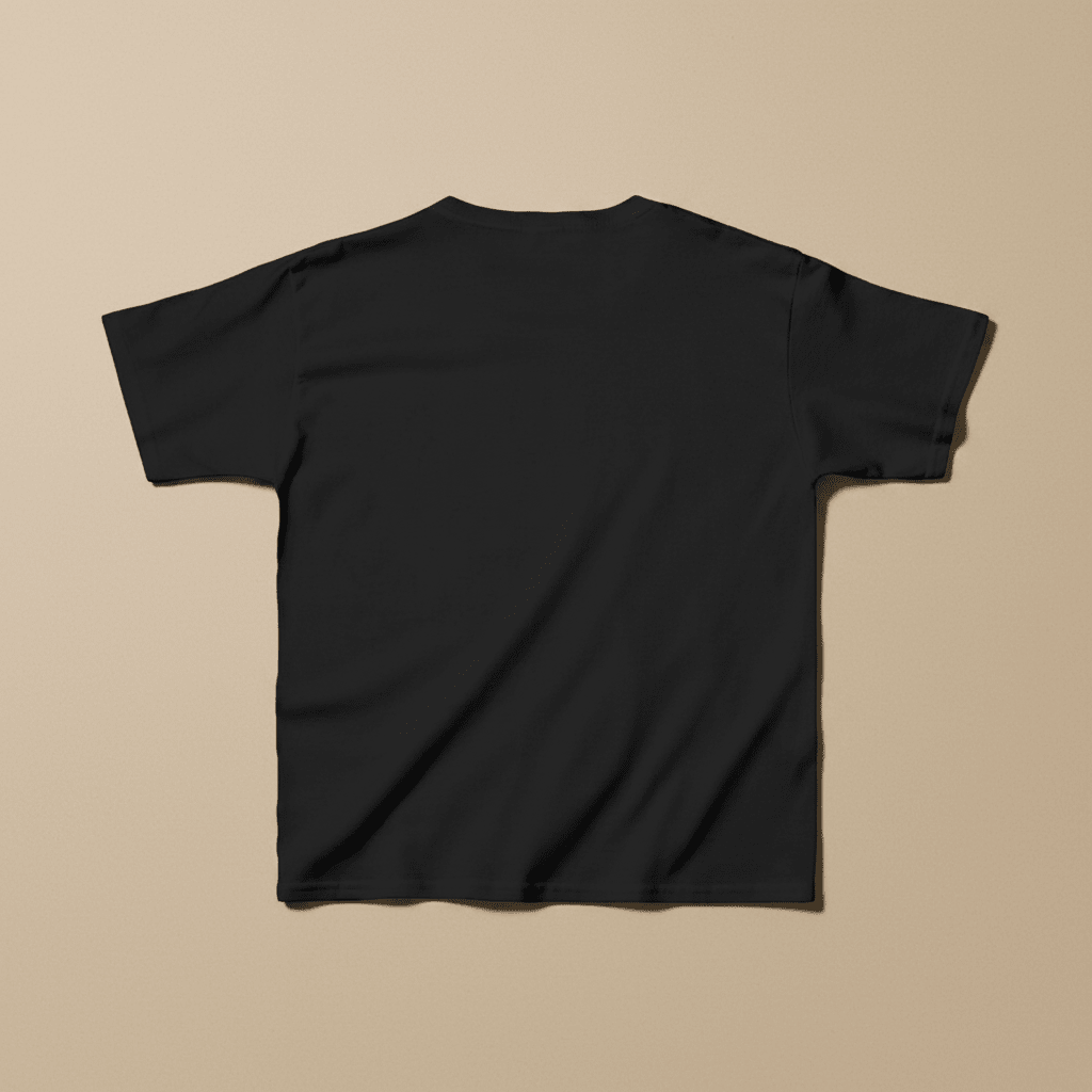 Kids unisex tee by The Print Bar featuring colorful tropical island design on a comfortable cotton shirt.