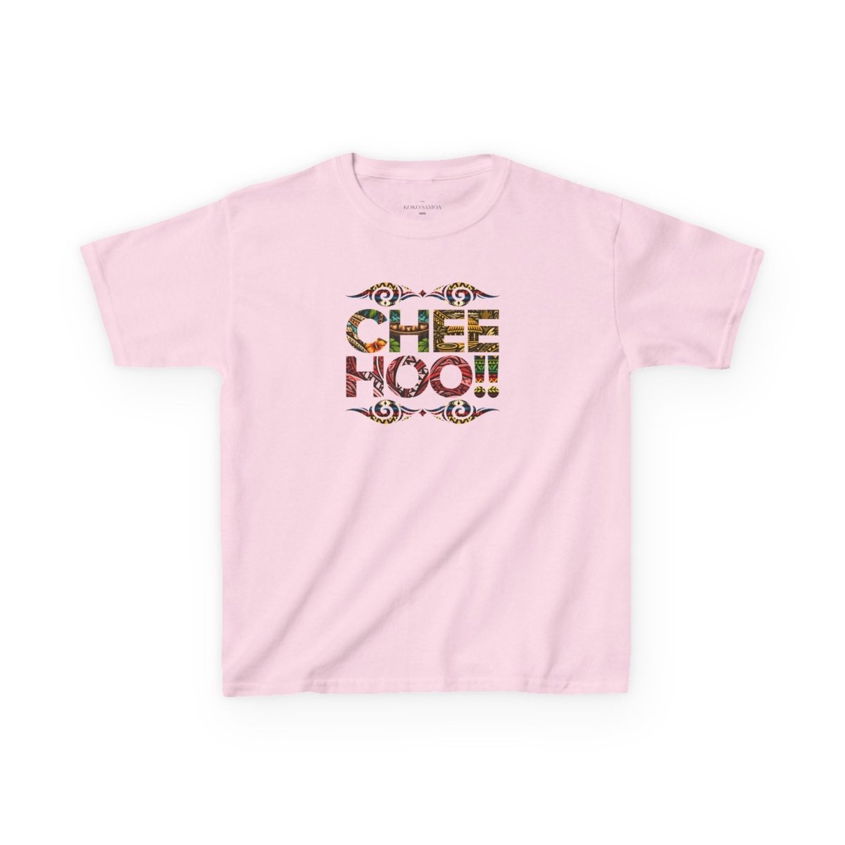 Kids unisex Tee by The Print Bar featuring a fun CHEEHOO!! design, crafted for kids in Australia and New Zealand.