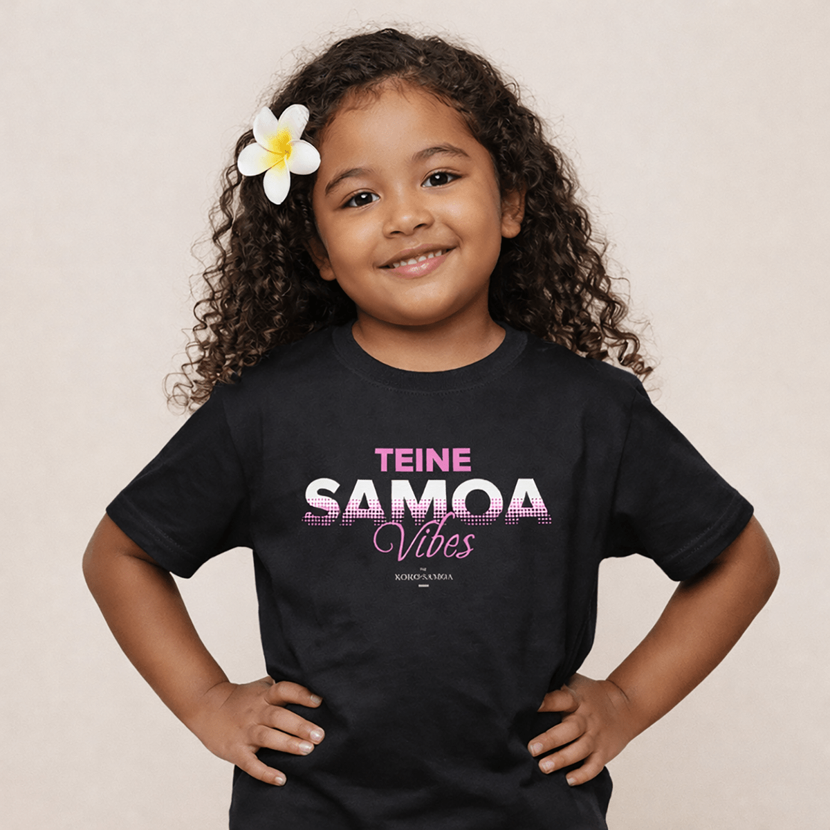 Kids Unisex Tee - Teine Samoa Vibes - AU/NZ - The Koko Samoa