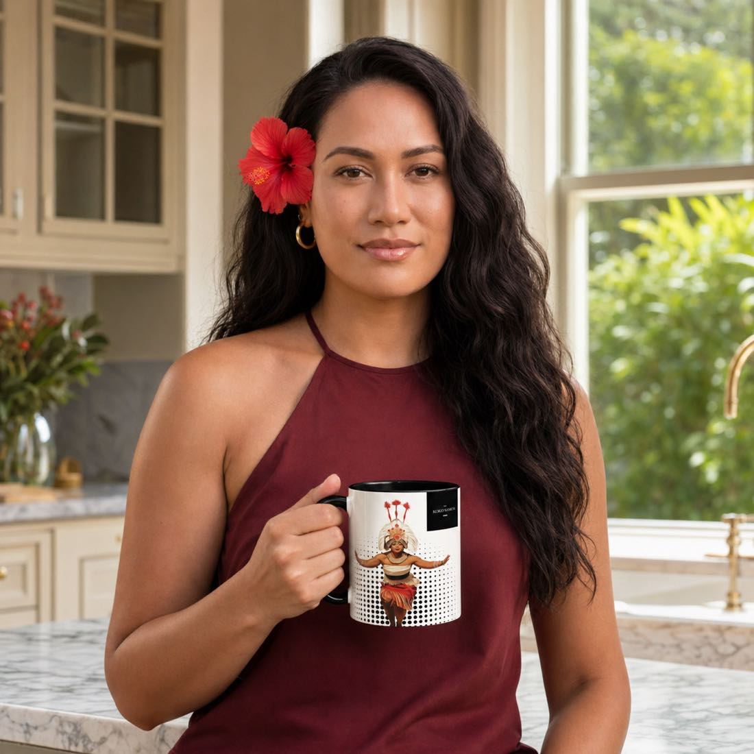 LimaLuxe™ 325ml Mug - Taupou - AU/NZ - The Koko Samoa