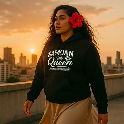 IslandSoft™ Hoodie - Premium (XS - 2XL) - Samoan Queen - AU/NZ - The Koko Samoa