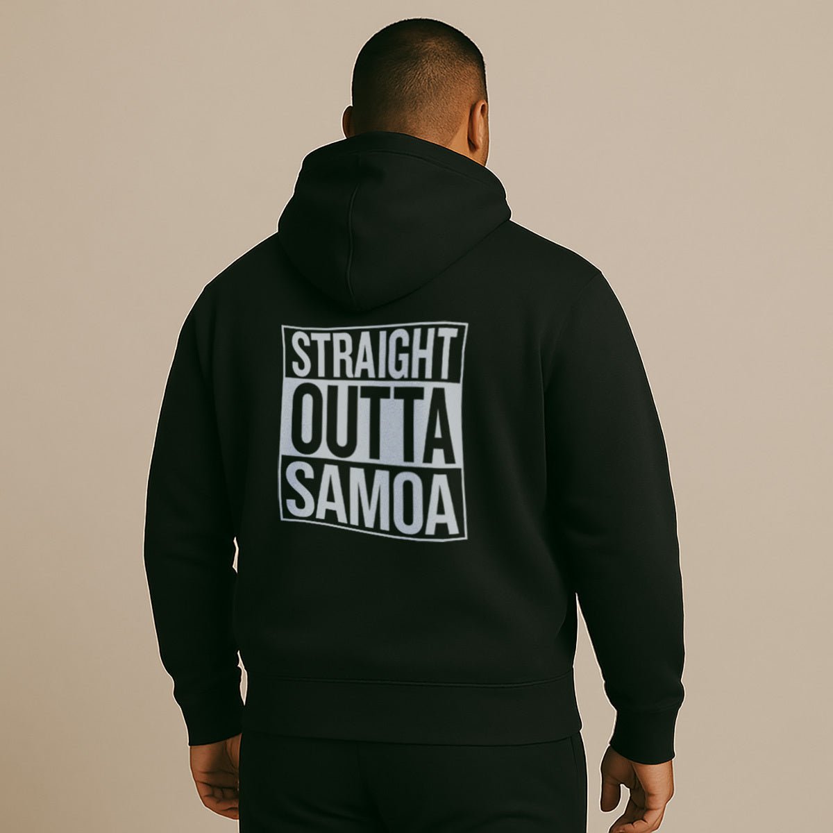 IslandHeavy™ Hoodie – Plus 2XL - 5XL – Straight Outta - AU/NZ - The Koko Samoa