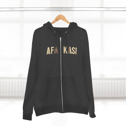 Unisex Zip Hoodie - AFAKASI - AU/NZ/USA - The Koko Samoa
