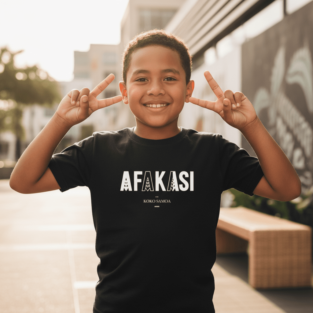 Kids unisex navy tee by The Print Bar featuring a monster digital print, perfect for kids' casual wear.