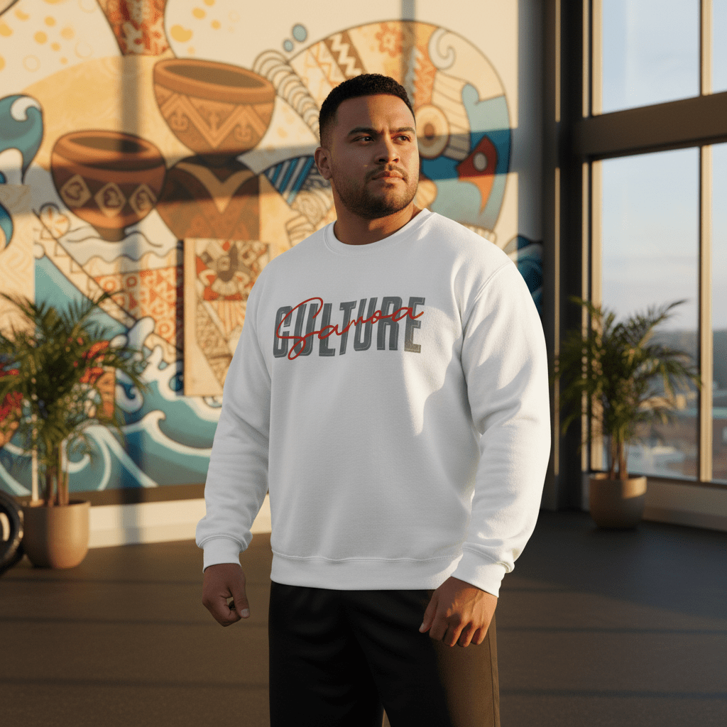Unisex Heavy Sweatshirt - Samoan Culture - Personalized - USA - The Koko Samoa