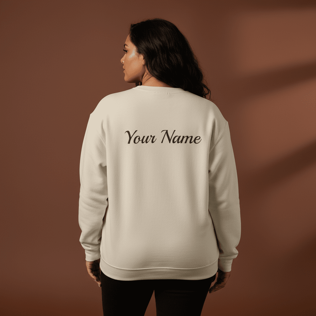 Unisex heavy sweatshirt by Monster Digital with Samoan note design, personalized, in ash color, suitable for casual wear.