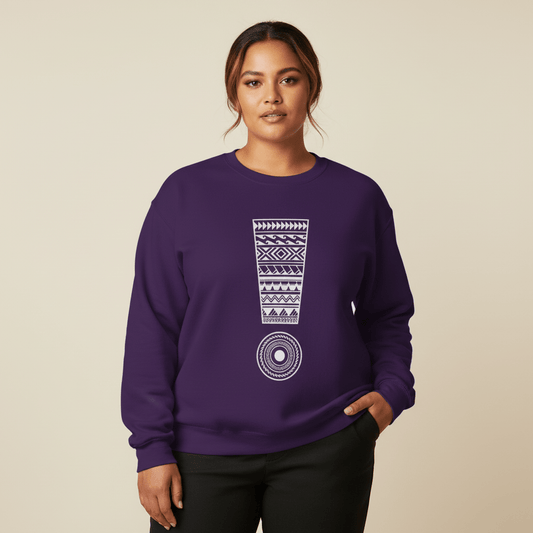 Unisex Heavy Sweatshirt - Exclaim - Personalized - USA - The Koko Samoa