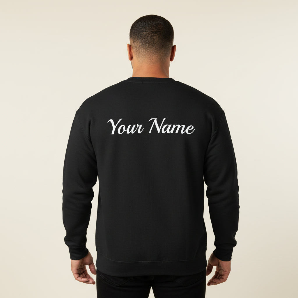 Unisex heavy sweatshirt featuring "I Can Lift It" personalized design in dark heather color.