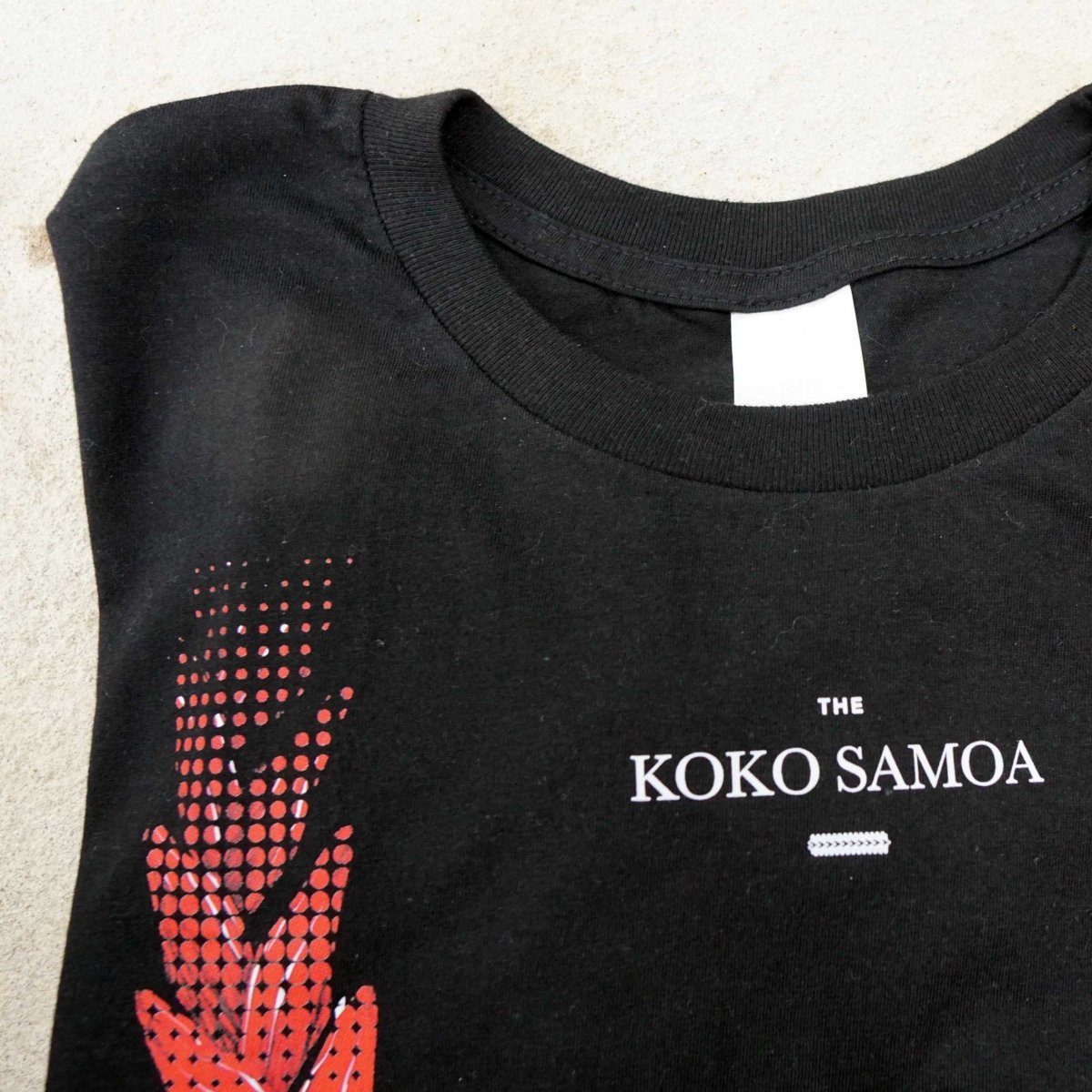 White unisex heavy tee featuring a monster digital print design, perfect for casual wear.