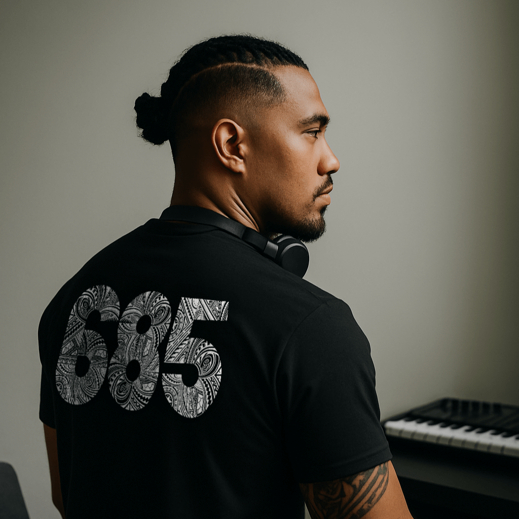 Black unisex soft tee from The Print Bar featuring a digital monster design, perfect for casual wear.