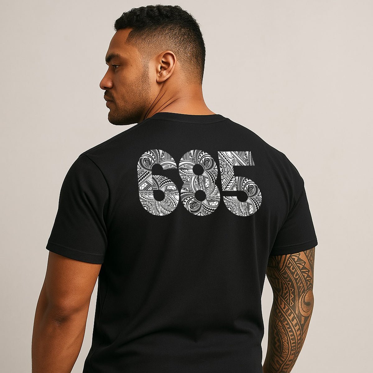 Black unisex soft tee by The Print Bar featuring a monster digital print, casual and comfortable for everyday wear.