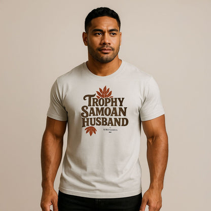Soft Men's Tee - Trophy Samoan Husband - USA - The Koko Samoa
