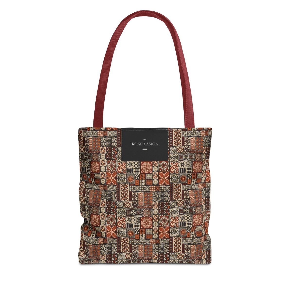 Black Elei tote bag, 13x13 inch canvas tote with sturdy handles, suitable for AU, NZ, and USA markets.