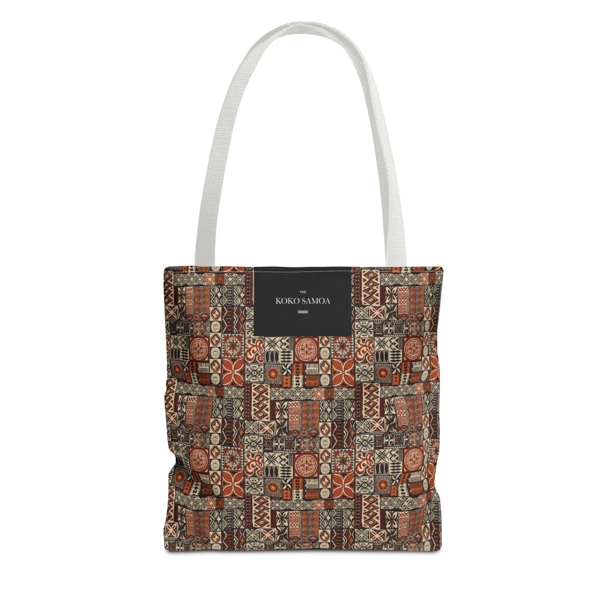 Black Elei tote bag, 13x13 inches, stylish and spacious for everyday use.