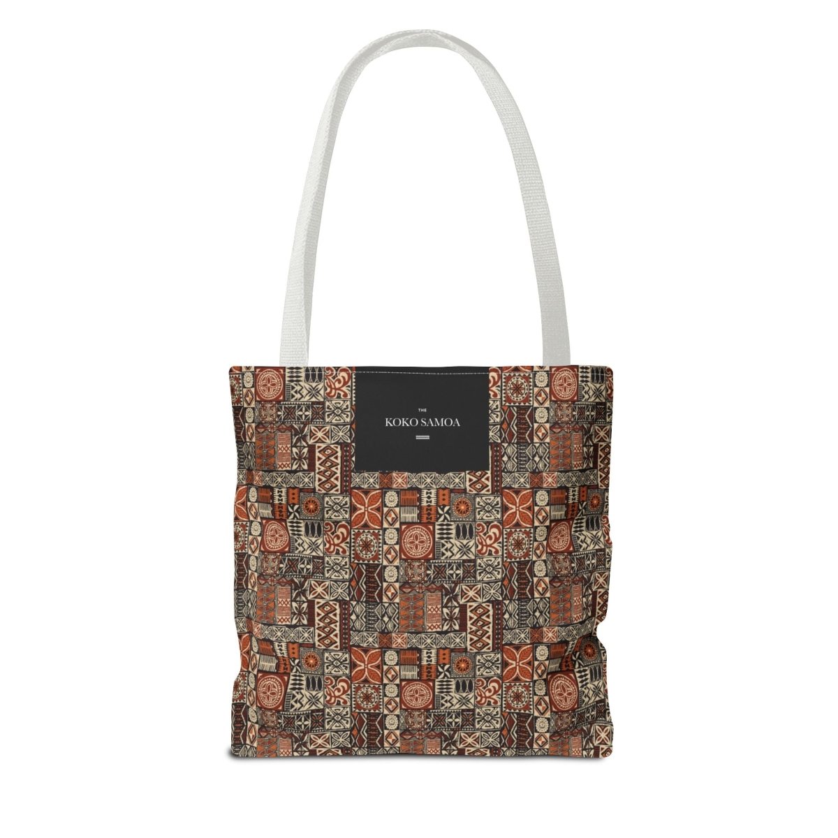 Black Elei tote bag, 13x13 inches, stylish and spacious for everyday use.