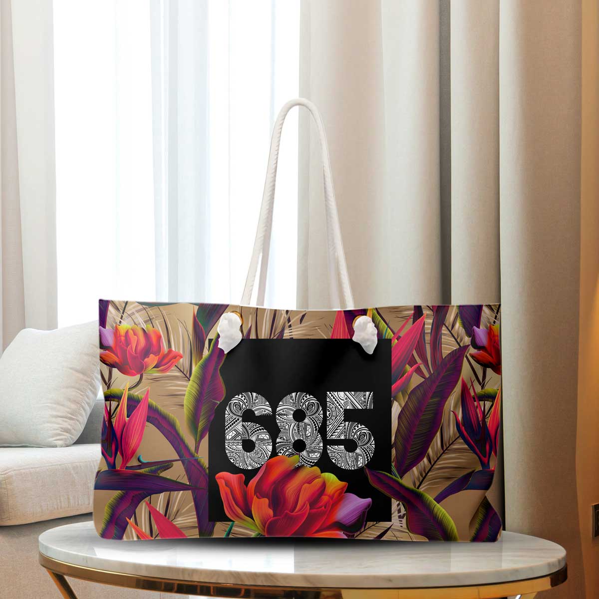 Weekender Bag 685 Paradise in stylish design, 24x13 inches, perfect for travel, in vibrant color with sturdy handles.