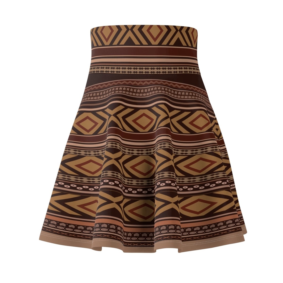 Women's skater skirt by MWW on Demand, in Siapo print, featuring a casual fit and versatile style for AU, NZ, and US sizes.