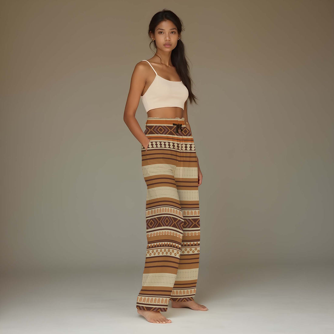 Women’s Pajama Pants in Siapo design, soft fabric, relaxed fit, ideal for comfortable sleepwear.