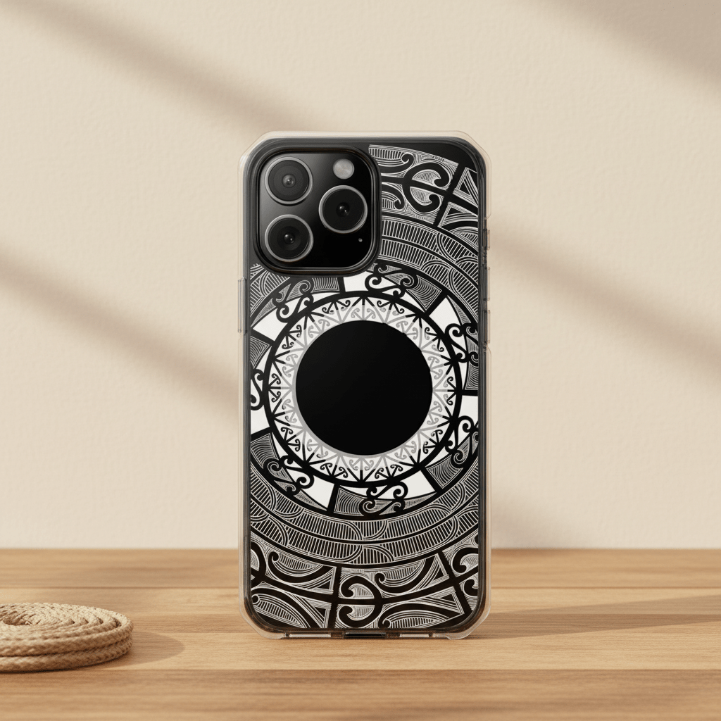 PasifikaOne MagSafe iPhone ClearCase - Māori - AU/NZ/USA - The Koko Samoa