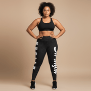 PasifikaOne Mid - Rise Leggings - Nesian Strength - AU/NZ/USA - The Koko Samoa