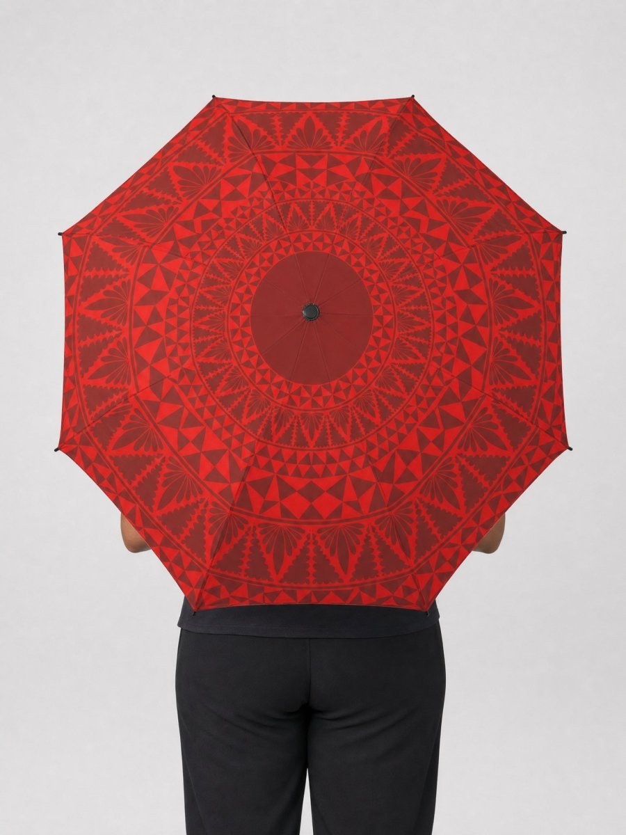 PasifikaOne Umbrella - 48"/122cm - Tongan RED - AU/NZ - The Koko Samoa