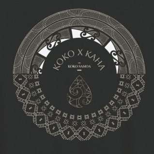 Black kids hoodie by Printify featuring PasifikaOne Aotearoa Samoa design, suitable for AU, NZ, and USA sizes.