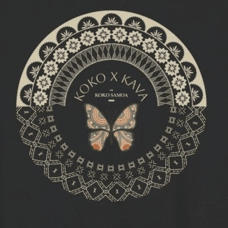 Kids hoodie by Printify featuring PasifikaOne Fiji Samoa design in black, suitable for AU, NZ, and US sizes.