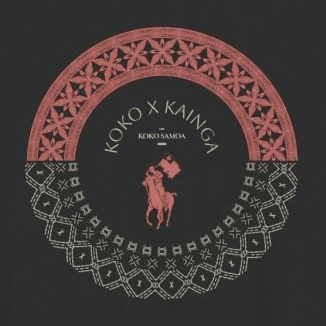 Black kids hoodie by Printify featuring PasifikaOne Tonga Samoa design, suitable for AU, NZ, and USA sizes.