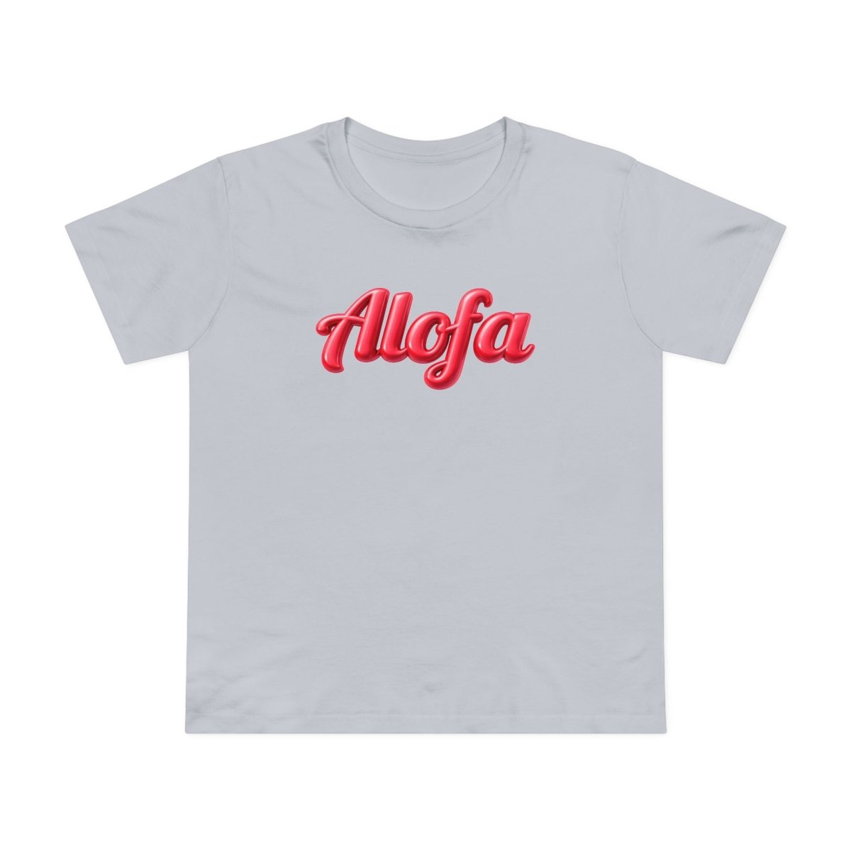 Black unisex Soft Women's Maple Tee by Alofa, featuring a comfortable fit and soft fabric, ideal for casual wear.