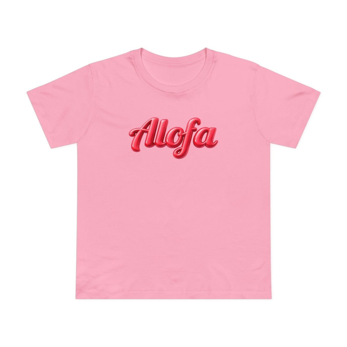 Unisex black Soft Women's Maple Tee by Alofa, featuring a comfortable fit and soft fabric, ideal for casual wear.